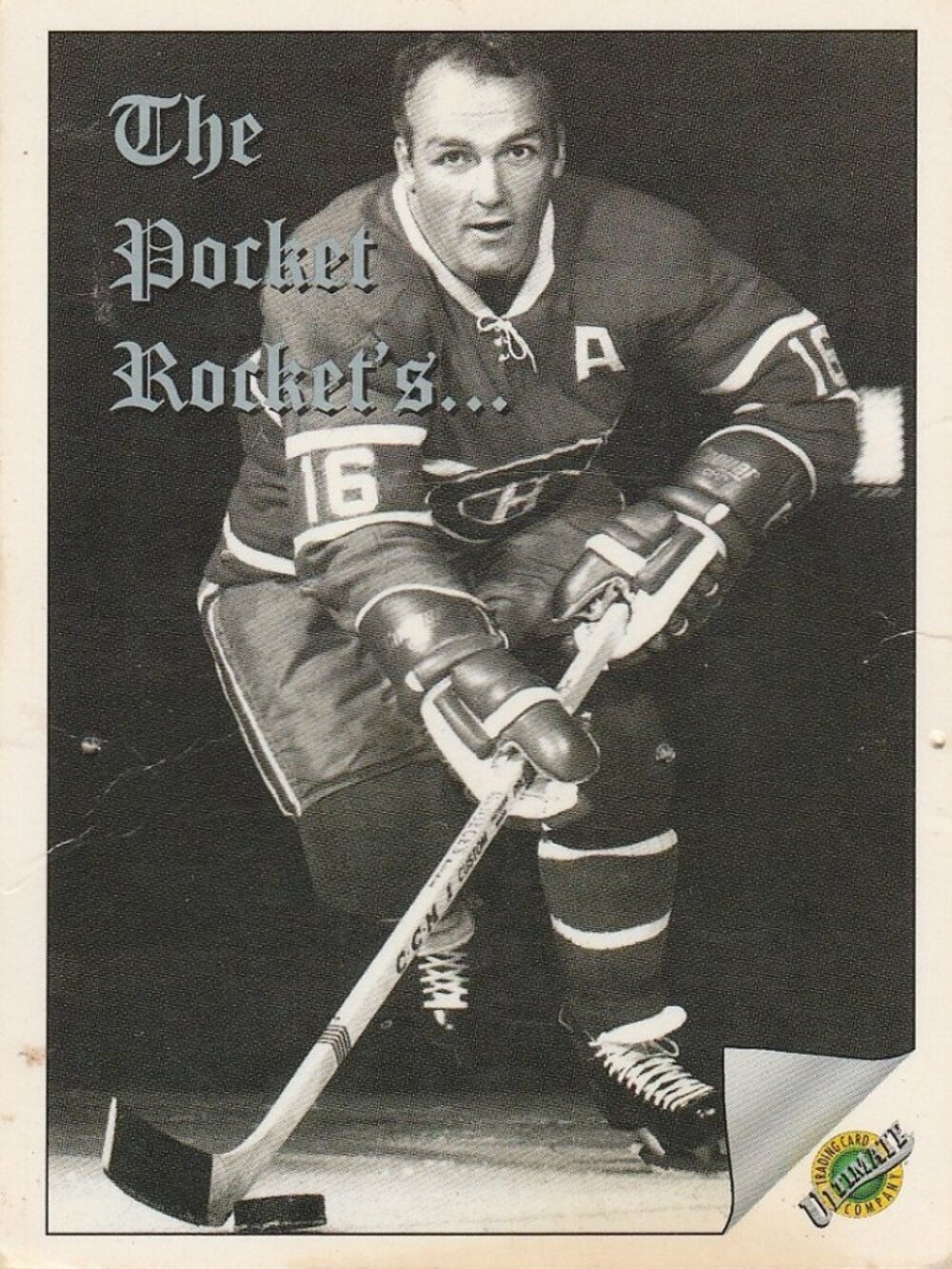 The Pocket Rocket - 1992 Ultimate Trading Card Company Hockey Card